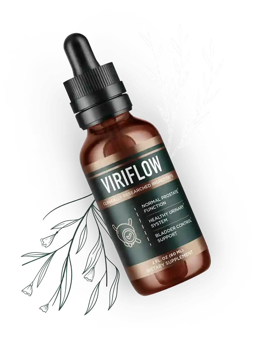 ViriFlow prostate support liquid drops bottle official product